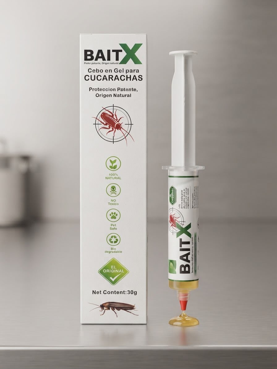 BaitX Cebo en gel para Cucarachas Kit de 2 Unidades